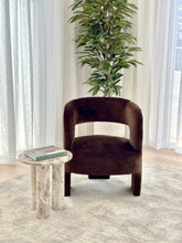 Load image into Gallery viewer, NELSON  ARMCHAIR - CHOCOLATE (PICK UP IN STORE ONLY)