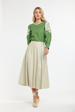 Load image into Gallery viewer, 365 DAYS: DAKOTA PU SKIRT - STONE