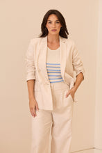 Load image into Gallery viewer, BRAVE & TRUE: AMBA TANK - ECRU/BLUE STRIPE