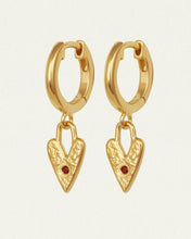 Load image into Gallery viewer, TEMPLE OF THE SUN: LOVER EARRINGS - GOLD VERMEIL