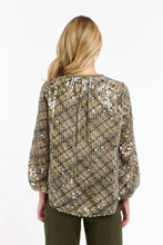 Load image into Gallery viewer, 365 DAYS: MEDUSA SEQUIN TOP - OLIVE