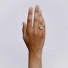 Load image into Gallery viewer, CLEOPATRA’S BLING - PARIAN SIGNET RING - 18K GOLD PLATED