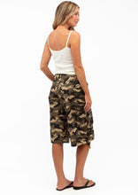 Load image into Gallery viewer, MOSS GROTTO: MUSE CAMO CARGO SHORTS