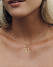 Load image into Gallery viewer, TEMPLE OF THE SUN: EPONA HORSESHOE NECKLACE - GOLD VERMEIL