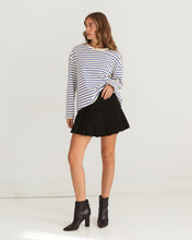 Load image into Gallery viewer, MOSS: ANTIBES STRIPE CREW - BLUE/WHITE