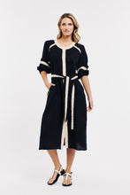 Load image into Gallery viewer, 365 DAYS: CAROLYN DRESS : BLACK/NATURAL