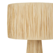 Load image into Gallery viewer, AMALFI: ATURAL RAFFIA FLOOR LAMP - NATURAL (PICK UP IN STORE ONLY)