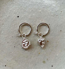 Load image into Gallery viewer, CLEOPATRA’S BLING: GORGONEION LION HOOPS- STERLING SILVER