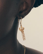 Load image into Gallery viewer, TEMPLE OF THE SUN: LETA EARRINGS - GOLD VERMEIL