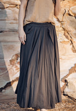 Load image into Gallery viewer, MAMAPAPA: VICKY COTTON SKIRT - CHARCOAL