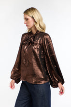 Load image into Gallery viewer, 365 DAYS: PUSSY BOW TOP - BRONZE