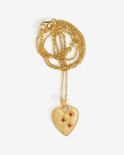Load image into Gallery viewer, TEMPLE OF THE SUN: ETTI NECKLACE RUBY - GOLD VERMEIL