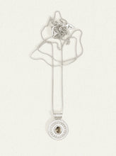 Load image into Gallery viewer, TEMPLE OF THE SUN: DENARII COIN NECKLACE - STERLING SILVER-SMOKY QUARTZ