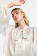 Load image into Gallery viewer, 365 DAYS: PUSSY BOW TOP - CHAMPAGNE