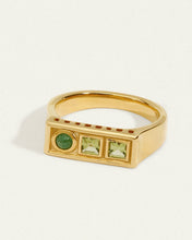 Load image into Gallery viewer, TEMPLE OF THE SUN: FLORENCE RING - GOLD VERMEIL