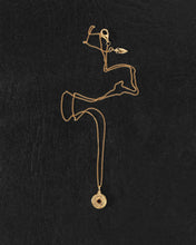 Load image into Gallery viewer, TEMPLE OF THE SUN: BLAZE COIN NECKLACE - GOLD VERMEIL