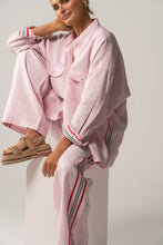 Load image into Gallery viewer, FOUND BY TWO: LUISA PANT - PINK WITH SIDE STRIPE