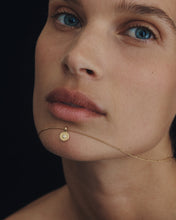 Load image into Gallery viewer, TEMPLE OF THE SUN: MINA NECKLACE WITH DIAMOND - GOLD VERMEIL