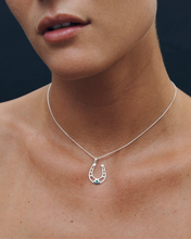 Load image into Gallery viewer, TEMPLE OF THE SUN: EPONA HORSESHOE NECKLACE - STERLING SILVER