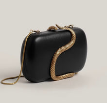 Load image into Gallery viewer, MISS MOSS: HUTTON SNAKE CLUTCH BAGS