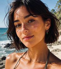 Load image into Gallery viewer, CLEOPATRA’S BLING: AELIA HOOP EARRINGS - 18K GOLD PLATED