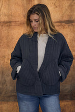 Load image into Gallery viewer, MAMAPAPA: JEAN PIERRE PADDED JACKET - CHARCOAL