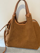 Load image into Gallery viewer, MAMAPAPA: LEONIE TOTE BAG - CARAMEL