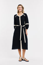 Load image into Gallery viewer, 365 DAYS: CAROLYN DRESS : BLACK/NATURAL