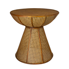 Load image into Gallery viewer, MOSS GROTTO: RATTAN SIDE TABLE (This product is only available for CLICK + COLLECT)