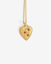 Load image into Gallery viewer, TEMPLE OF THE SUN: ETTI NECKLACE RUBY - GOLD VERMEIL