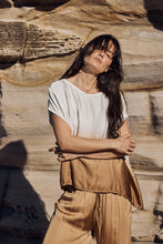 Load image into Gallery viewer, MAMAPAPA: TOBI TIE DYE TOP - CAMEL