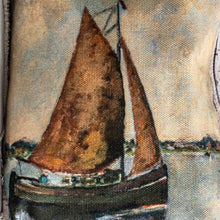Load image into Gallery viewer, SWARM: CANVAS PAINTING CLUTCH - TWO SAILS