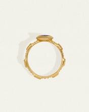 Load image into Gallery viewer, TEMPLE OF THE SUN: LAZULI RING - GOLD VERMEIL