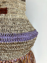 Load image into Gallery viewer, CASA BONITA: ARTISAN HAND CROCHET FIQUE AGAVE LIGHT SHADE - FRINGE