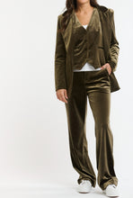 Load image into Gallery viewer, ITALIAN STAR: JETS VELVET PANT - KHAKI