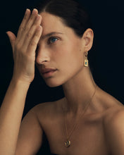 Load image into Gallery viewer, TEMPLE OF THE SUN- BYZANTINE EARRINGS-GOLD VERMEIL