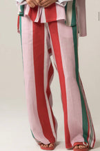 Load image into Gallery viewer, FOUND BY TWO: CURATED CHAOS - TUX STRIPE PANTS