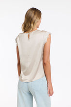 Load image into Gallery viewer, 365 DAYS: STERLING LACE TRIM TEE - CHAMPAGNE