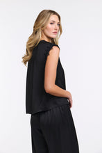 Load image into Gallery viewer, 365 DAYS: STERLING LACE TRIM TEE - BLACK
