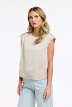 Load image into Gallery viewer, 365 DAYS: STERLING LACE TRIM TEE - CHAMPAGNE