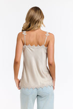 Load image into Gallery viewer, 365 DAYS: STERLING LACE TRIM CAMISOLE - CHAMPAGNE