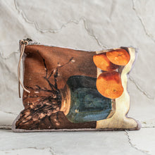 Load image into Gallery viewer, SWARM CANVAS PAINTING CLUTCH - ORANGES