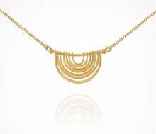 Load image into Gallery viewer, TEMPLE OF THE SUN: BAYE NECKLACE - GOLD VERMEIL