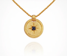 Load image into Gallery viewer, TEMPLE OF THE SUN: STELLA NECKLACE- SAPPHIRE
