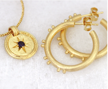 Load image into Gallery viewer, TEMPLE OF THE SUN: STELLA NECKLACE- SAPPHIRE