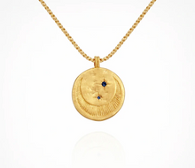 Load image into Gallery viewer, TEMPLE OF THE SUN: CELESTE NECKLACE-GOLD VERMEIL