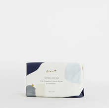 Load image into Gallery viewer, ENA:NATURAL SOAP BAR- Pink Grapefruit, Lemon Myrtle & Eucalyptus 200gm