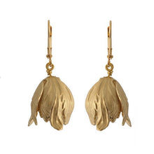 Load image into Gallery viewer, WE DREAM IN COLOUR: TULIP EARRINGS - BRASS