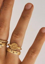 Load image into Gallery viewer, TEMPLE OF THE SUN: ARIA RING - GOLD VERMEIL