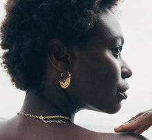 Load image into Gallery viewer, TEMPLE OF THE SUN: BAYE EARRINGS - GOLD VERMEIL